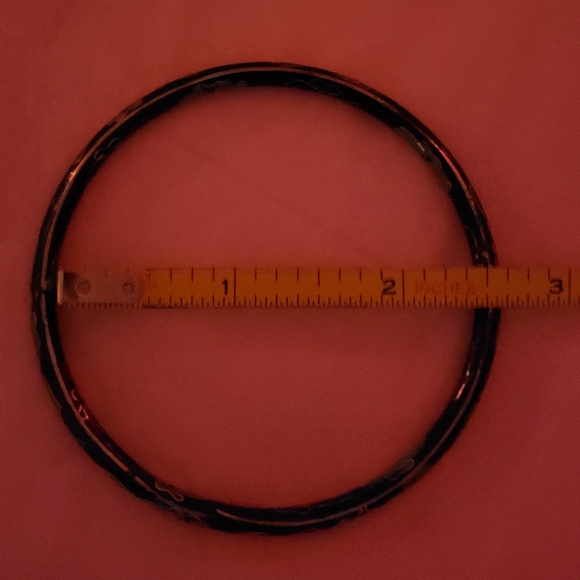 Set of 4 Vintage Cloisonne Stackable Bangles - Picture 3 of 3